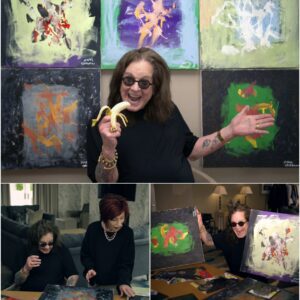 Ozzy Osbourne - Timed Online Sale of Original Works of Art on Behalf Of Save The Chimps nh