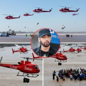 🔴BREAKING NEWS: Nearly 3 Tons of Food Delivered to Texas by Eminem’s Private Planes — The Hidden Message That Moved Millions to Tears