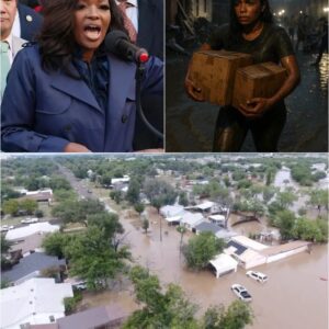 JASMINE CROCKETT EMERGES IN FLOOD-RAVAGED TEXAS LIKE A GHOST NAMED “HOPE” — NO CAMERAS, NO AGENTS, JUST A WOMAN CARRYING NOODLES AND TEARS THROUGH THE WATERS…