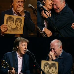 A Hidden Audience Member – And a Message from the One Who’s No Longer Here New York, July 14, 2025. As Paul McCartney performed “Here Today” nh