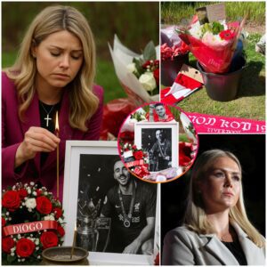 “Unbelievable! Karoline Leavitt Surprises Everyone at Diogo Jota’s Funeral with a Shocking Gesture—What Happened Next?”