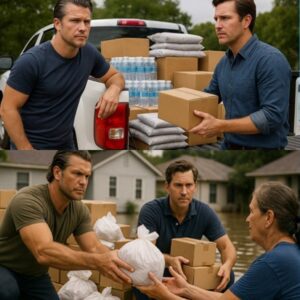 Pete Hegseth leaned against a truck loaded with relief supplies, eyeing Will Cain. “Man, these Texas folks need us,” Pete said, his voice heavy