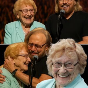 🎤 She Could Barely Walk Now But When Barry Gibb Reached Out His Hand And Whispered, “Come Sing With Me, Mum,” The Entire Arena Held Its Breath…