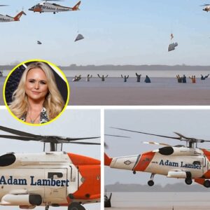 BREAKING NEWS:** Nearly 3 tons of food were transported by 6 private planes that took off from Georgia to Texas! The pop icon Adam Lambert's name appeared on the planes