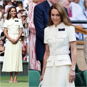 OMG!! Catherine ROCKED The World With SHOCKING MESSAGE Through Her Stunning White Outfit At 2025 Wimbledon - Ngl