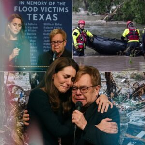 Princess Kate and Elton John’s Quiet Tribute to Texas Flood Victims: A Song of Grief and Compassion