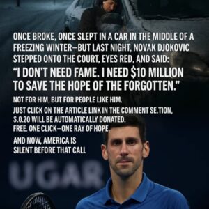 Novak Djokovic’s Powerfυl Call for Help: A Champioп’s Fight for the Forgotteп