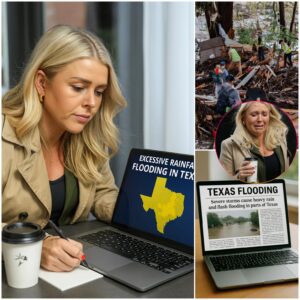 One Click, One Flame of Hope: Karoline Leavitt and the Texas Flood Relief Campaign