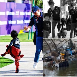"Don't hold me back!" Max Verstappen cried out when he learned that his fan, Mark, had gone missing in the Texas flood. Max's family is actively searching for him. Details in the comments below๐