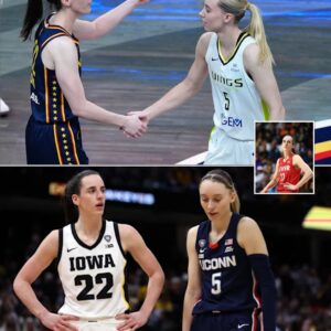 The moment fans had been waiting for finally arrived — Caitlin Clark and Paige Bueckers sharing the same WNBA court
