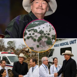 No Cameras. No Guitar. Just Quiet Grace. Amid the wreckage of Kerrville, Texas, a white pickup truck pulls in—no headlines, no entourage. At the wheel: Alan Jackson.