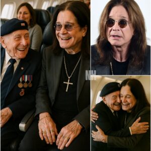 Ozzy Osbourne Gave Up His First-Class Seat for a Veteran — But What He Did Next Left the Entire Flight in Tears nh