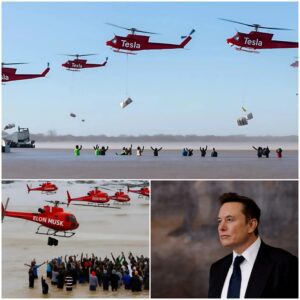 BREAKING: 8 Private Jets Depart California Carrying Nearly 3 Tons of Emergency Food—All Marked with Elon Musk’s ‘Block A’ Logo