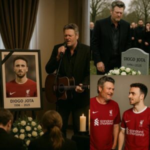 One Song, One Legend, and a Final Goodbye: Blake Shelton Makes a Surprise Appearance at Diogo Jota’s Funeral — And What He Offered Left Everyone in Tears…nh