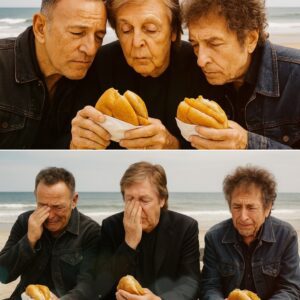 On a quiet afternoon in Asbury Park, Bruce Springsteen brought Paul McCartney and Bob Dylan to an old bench overlooking the sea — the very spot where he once wrote “Born to Run.”