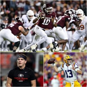 Georgia Bulldog Gunner Stockton and LSU Tiger Garrett Nussmeier Praise Texas A&M QB Marcel Reed At SEC Media Days