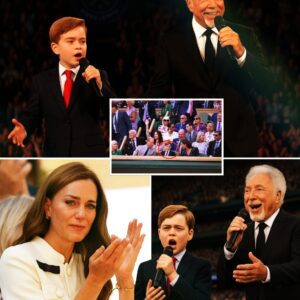 A Royal Duet: Prince George and Sir Tom Jones Steal Hearts at Wimbledon