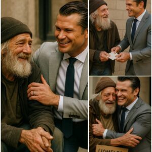 HEARTWARMING STORY: A homeless man saw Pete Hegseth on the street and asked him, “Can I have a dollar?” » Pete Hegseth’s reaction left everyone speechless