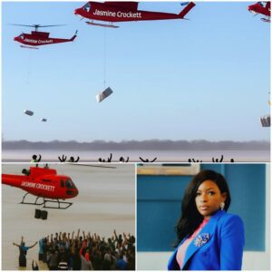BREAKING: 8 Private Jets Leave United States Carrying Nearly 3 Tons of Emergency Food—Each Marked with jasmine Crockett’s ‘Block A’ Logo