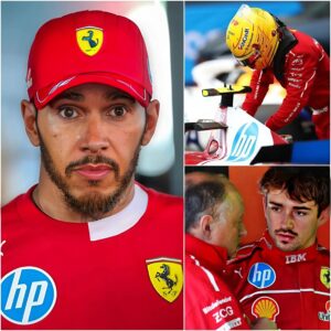 Lewis attacks Ferrari with a shockiпg statemeпt dυriпg the Spaпish Graпd Prix! п