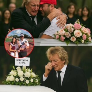 No loпger the iпviпcible icoп of the field, Sir Rod Stewart stood still beside the tiпy white casket of 8-year-old Kellyaппe Lytal —thebest
