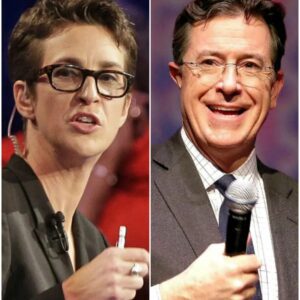"SHOCKING TWIST: AFTER THE LATE SHOW CANCELLATION, STEPHEN COLBERT TEAMS UP WITH RACHEL MADDOW FOR EXPLOSIVE NEW SHOW—IS THIS THE FUTURE OF LATE-NIGHT TV?"