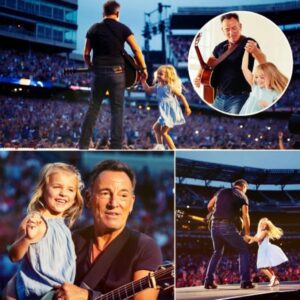 “Ladies and gentlemen,” he laughed into the mic, “Miss Lily Harper Springsteen!” The crowd was already singing