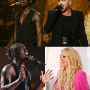 “That Gave Me Goosebumps… And Then Broke Me.” Carrie Underwood, wiping away tears after witnessing what many now call the performance of the decade. When rising star Jamal Robert and icon Adam Lambert nh