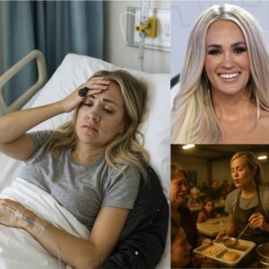Heartbreaking Photos: Carrie Underwood Collapses from Exhaustion Saving Texas Flood Victims in Texas! - nh