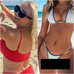 🔥 “Subtle Slip?” — Karoline Leavitt’s Bikini Beach Look Sparks Blushing Reactions Online