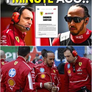 Sabotage or Strategy? The Ferrari Engineer Who May Have Held Back Lewis Hamilton — What Really Happened Behind the Scenes