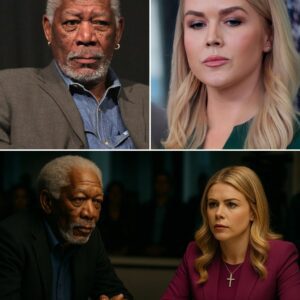 TV SHOCKER: Morgan Freeman Silences Karoline Leavitt with Ice-Cold On-Air Confrontation — “Look Me in the Eye, Karoline”