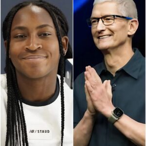 BREAKING NEWS! 🚨Apple billionaire Tim Cook offered tennis star Coco Gauff a $24 million contract – on the condition that she publicly participate in a marketing campaign for Apple’s new iPhone features and product line.