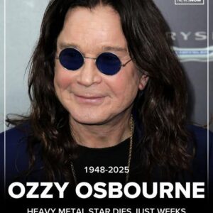 BREAKING: Ozzy Osbourne, Iconic Heavy Metal Legend and Black Sabbath Frontman, Dies at 76 Just Weeks After Farewell Show