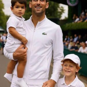 When You Take Your Squad to Practice and They Steal the Show: Novak Djokovic's Adorable Team Turns Heads at Wimbledon...