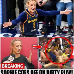 SOPHIE CUNNINGHAM BREAKS SILENCE AFTER LA SPARKS’ “DIRTY PLAY” AGAINST INDIANA FEVER — CAITLIN CLARK TAKEN OUT IN BRUTAL COLLISION!