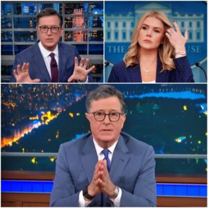 “Karoline Leavitt Silences Colbert With One Calm Sentence — Studio Cuts to Black Early” nh