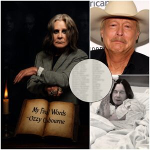 BREAKING NEWS: As a longtime friend of Ozzy Osbourne, Alan Jackson surprised and horrified fans when she released Ozzy Osbourne's suicide note before he passed away. Evidence has been revealed that Ozzy Osbourne died not from illness but from another cause... Many shocking names in showbiz were sent in Ozzy Osbourne's letter, shocking crimes will be brought to light,..