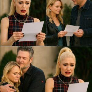 Gwen Stefani Discovers Forgotten Love Letter from Miranda Lambert to Blake Shelton — A Past Unfolds in Silence nh