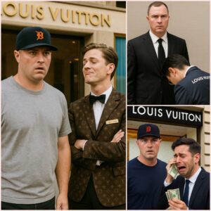 “WHO DO YOU THINK YOU ARE?” – Detroit Tigers Pitcher Tarik Skubal Humiliated at Louis Vuitton Store, Returns Two Days Later and Leaves Staff Speechless...