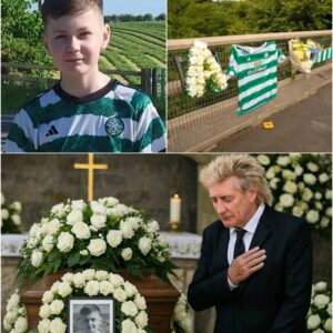 After 14-year-old Celtic fan Aiden McLuckie died in a car crash, Sir Rod Stewart made a heartfelt gesture – donating £4,000 to the family’s fundraiser and a touching tribute from organiser Yvonne Devlin