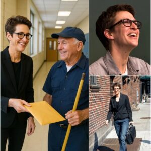 Rachel Maddow Discovers Her Old School Janitor Still Working At 81 YEARS OLD …But No One Was Prepared for What She Revealed About That Night in 199.