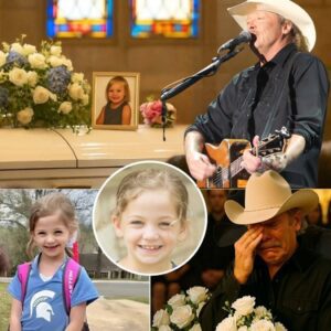 IN GRIEF — Alan Jackson’s Silent Farewell to 8-Year-Old Sarah Marsh Moves the Nation to Tears: “She’s gone, but the music will never stop.”