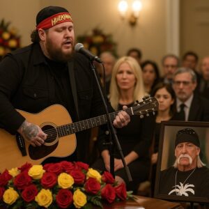 Jelly Roll Pays an Emotional Tribute to Wrestling Legend Hulk Hogan in His Funeral...