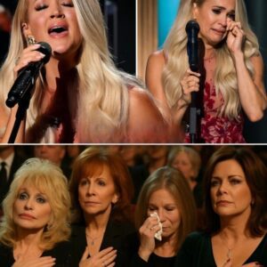 LAST NIGHT AT THE GRAND OLE OPRY… something bigger than a concert happened. Carrie Underwood didn’t just sing—she brought ghosts to life. From the soft ache of Patsy Cline’s voice to the fiery power of Reba’s, and finally a soul-shaking version of Martina McBride’s “A Broken Wing,” Carrie didn’t perform—she channeled. The room was still. People wiped their eyes. Grown men cried. Even the legends watching from backstage couldn’t hold it together. And when Carrie hit that final note, her own tears started to fall. It felt like the stage became hallowed ground. Like the women who came before her were right there, standing with her, lifting her up. Nobody left that night the same… ws