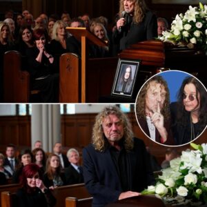 Robert Plant Breaks 16-Year Silence to Sing “Stairway to Heaven” at Ozzy Osbourne’s Funeral — A Tearful Farewell That Rocked the World