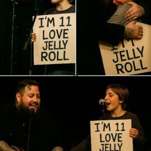 "You Taught Me How to Feel": Jelly Roll’s Spontaneous Duet with Teen Fan Becomes Night to Remember...