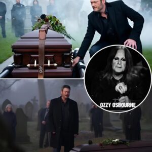 Blake Shelton shocks mourners at Ozzy Osbourne’s funeral — with a cowboy hymn that left everyone in tears nh