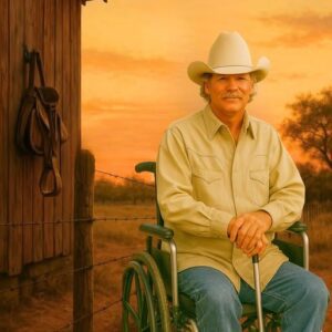 LATEST NEWS: At 66, Alan Jackson quietly sat in a wheelchair at the edge of his farm in Nashville, just as the sun was setting... ws