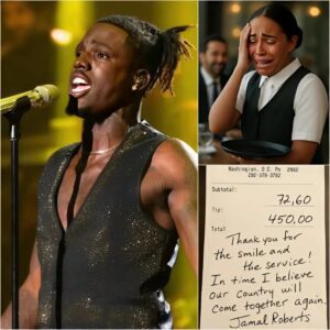 BREAKING NEWS: Waitress Jessica Served Jamal Roberts, Sees Handwritten Note on Check, and Can’t Stop Crying – The Heartfelt Gesture That’s Taken the Internet by Storm… nh